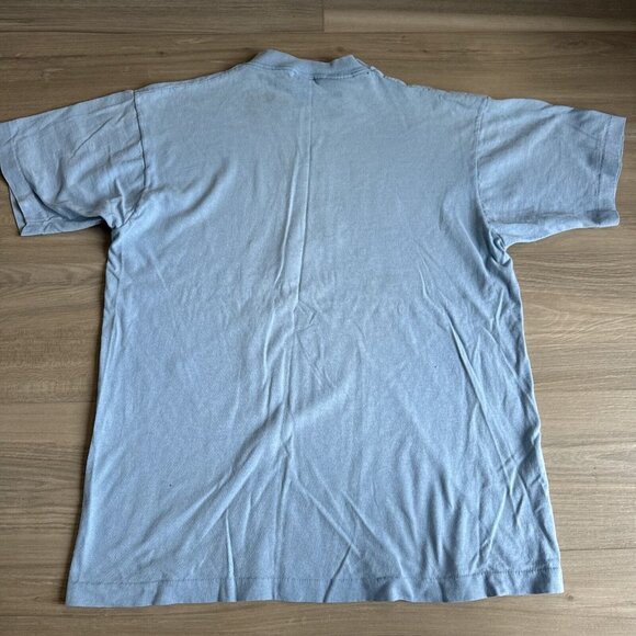 Vintage 80s USS TEXAS CGN 39 UNITED STATES NAVY MILITARY t-shirt L Single Stitch - Picture 10 of 12